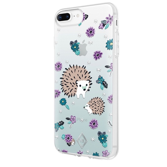 Vera Bradley Protective Slim Case For iPhone 8 Plus hedgehog Penelope garden - Picture 2 of 2